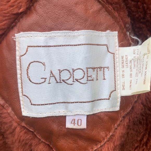 Vintage Garrett Men’s Leather Jacket - Picture 10 of 16